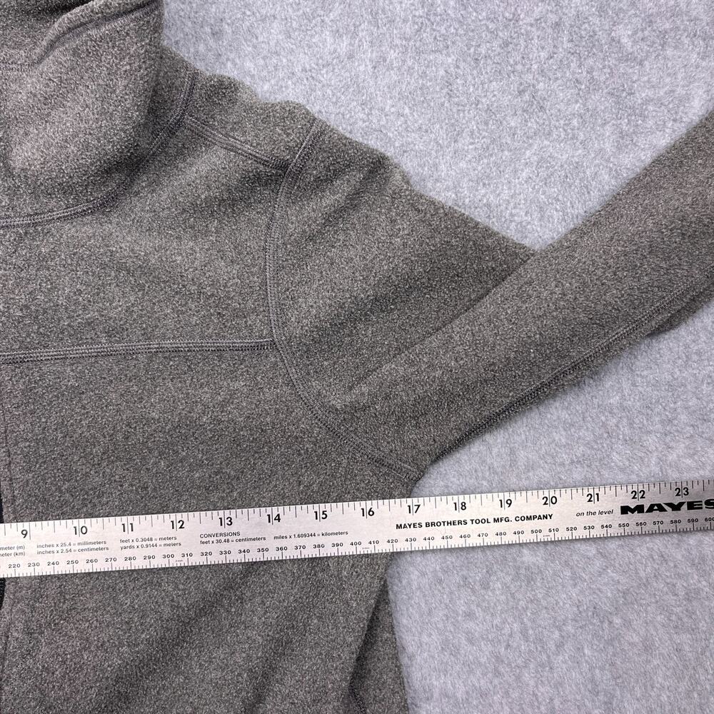 rei co op jacket gray fleece full zip collared small - Picture 8 of 10
